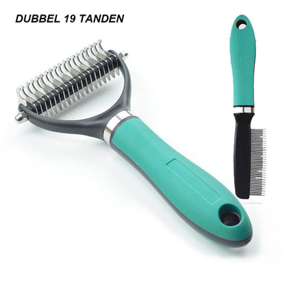 Furvella™ Brosse Double Face – Démêlage Pratique & Toilettage Doux